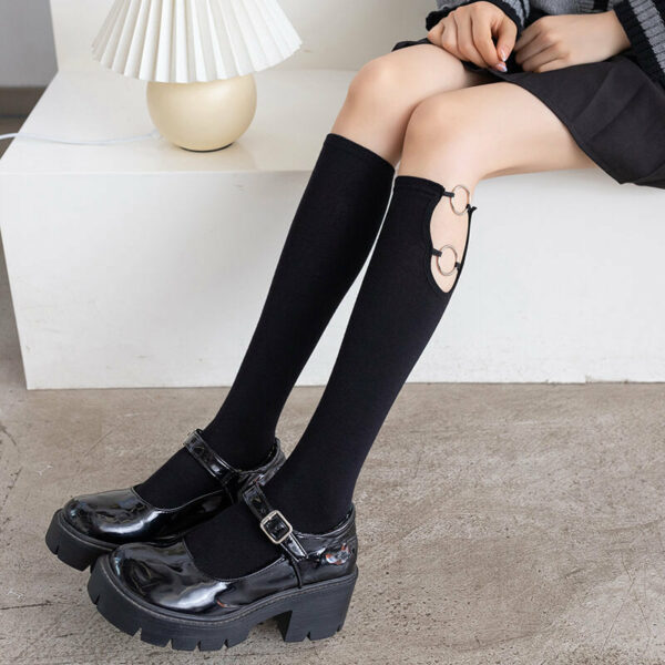 Rings hollow-out stockings - Image 6
