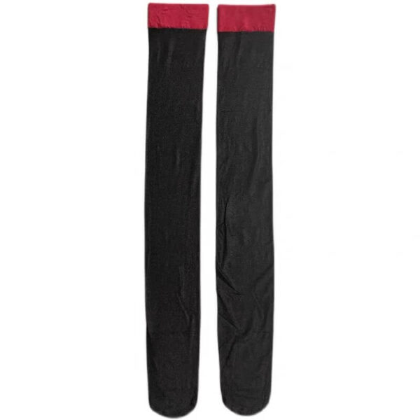 Summer thin red black stockings x0012 - Image 6