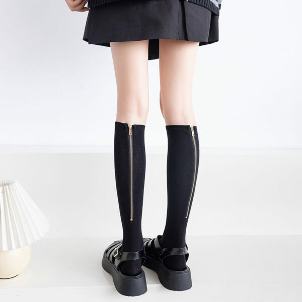 Zipper metal stockings